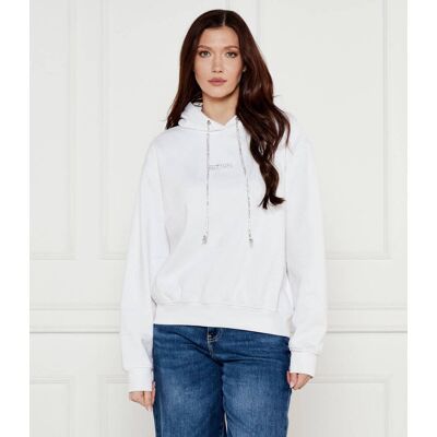 Guess Bluza Regular Fit biały XS Guess Bluza Regular Fit biały XS