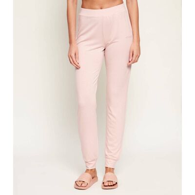 Guess Underwear Spodnie dresowe JUNIE Slim Fit różowy M Guess Underwear Spodnie dresowe JUNIE Slim Fit różowy M
