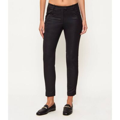 Boss BLACK Spodnie ANAITA Slim Fit czarny 42 Boss BLACK Spodnie ANAITA Slim Fit czarny 42