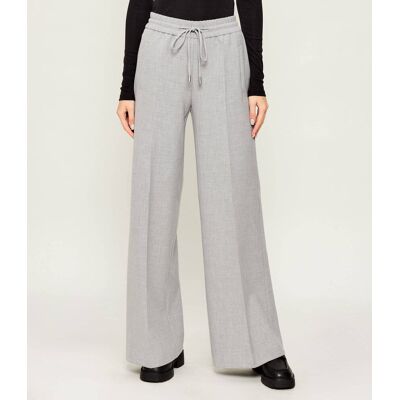 Boss BLACK Spodnie Tamaya Oversize fit szary 36 Boss BLACK Spodnie Tamaya Oversize fit szary 36