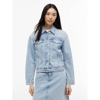 Tommy Jeans Kurtka jeansowa Relaxed fit błękitny M Tommy Jeans Kurtka jeansowa Relaxed fit błękitny M