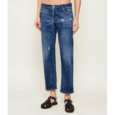 Dsquared2 Jeansy JENNA Relaxed fit granatowy 32 Dsquared2 Jeansy JENNA Relaxed fit granatowy 32
