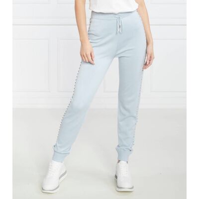 Liu Jo Sport Spodnie dresowe Regular Fit błękitny XXL Liu Jo Sport Spodnie dresowe Regular Fit błękitny XXL