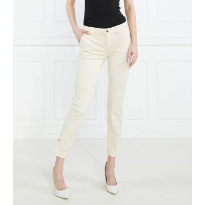 Liu Jo Spodnie chino Slim Fit kremowy 30 Liu Jo Spodnie chino Slim Fit kremowy 30