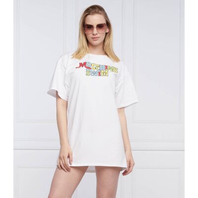 Moschino Swim Sukienka biały L Moschino Swim Sukienka biały L