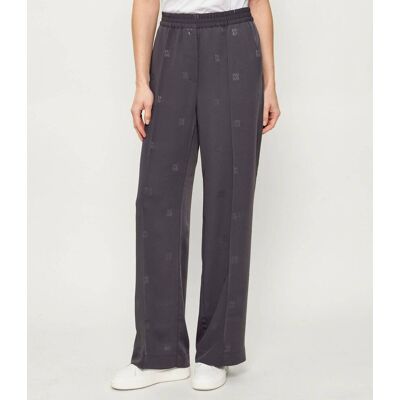 HUGO Spodnie dresowe Helenia Relaxed fit szary 40 HUGO Spodnie dresowe Helenia Relaxed fit szary 40