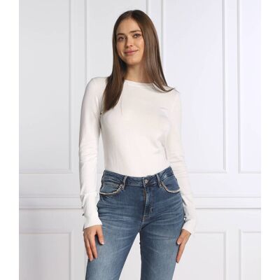 Guess Sweter ELINOR Regular Fit biały S Guess Sweter ELINOR Regular Fit biały S