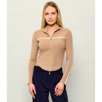 Guess ACTIVE Bluza JASMINE Cropped Fit beżowy M Guess ACTIVE Bluza JASMINE Cropped Fit beżowy M
