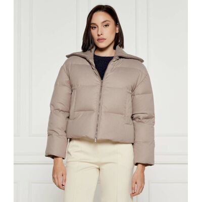 Marella SPORT Puchowa kurtka Regular Fit z dodatkiem wełny beżowy 40 Marella SPORT Puchowa kurtka Regular Fit z dodatkiem wełny beżowy 40