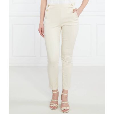 Liu Jo Spodnie Slim Fit ecru 30 Liu Jo Spodnie Slim Fit ecru 30