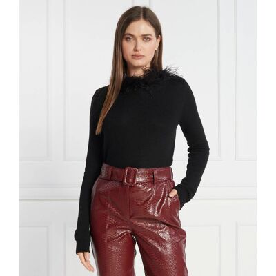TWINSET Sweter Regular Fit z dodatkiem wełny i kaszmiru czarny L TWINSET Sweter Regular Fit z dodatkiem wełny i kaszmiru czarny L