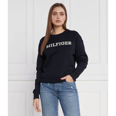 Tommy Hilfiger Bluza EMB Regular Fit granatowy XL Tommy Hilfiger Bluza EMB Regular Fit granatowy XL