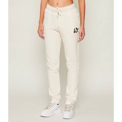 Giorgio Armani Exchange Spodnie dresowe Regular Fit kremowy S Giorgio Armani Exchange Spodnie dresowe Regular Fit kremowy S