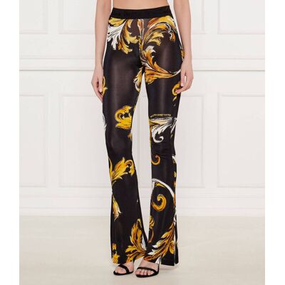 Versace Jeans Couture Legginsy Slim Fit czarny 42 Versace Jeans Couture Legginsy Slim Fit czarny 42