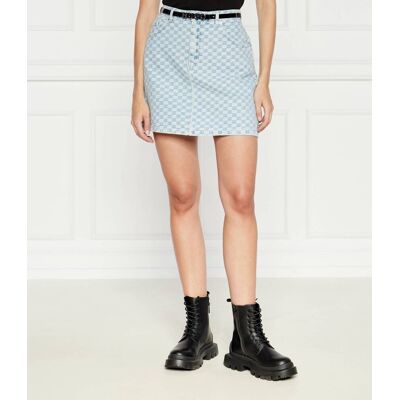 Hugo Blue Jeansowa spódnica Gami niebieski S Hugo Blue Jeansowa spódnica Gami niebieski S