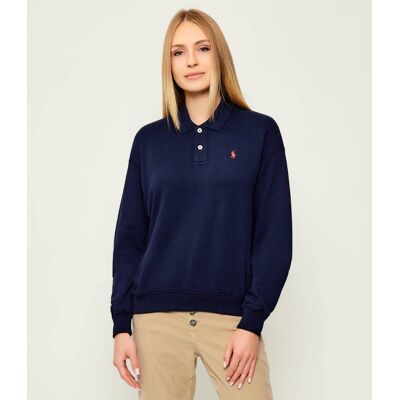 Polo Ralph Lauren Bluza Regular Fit granatowy XS Polo Ralph Lauren Bluza Regular Fit granatowy XS