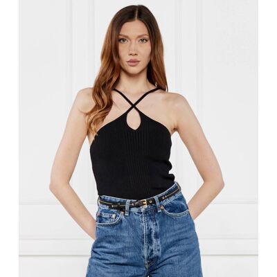 Samsøe Samsøe Top Sanina Slim Fit czarny L Samsøe Samsøe Top Sanina Slim Fit czarny L
