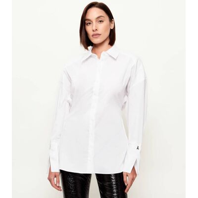 Patrizia Pepe Koszula Slim Fit biały 36 Patrizia Pepe Koszula Slim Fit biały 36