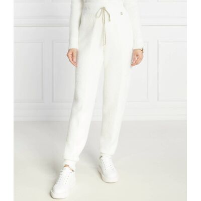 TWINSET Spodnie dzianinowe Regular Fit biały S TWINSET Spodnie dzianinowe Regular Fit biały S