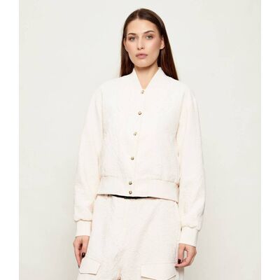 Liu Jo Sport Kurtka bomber Regular Fit beżowy M Liu Jo Sport Kurtka bomber Regular Fit beżowy M