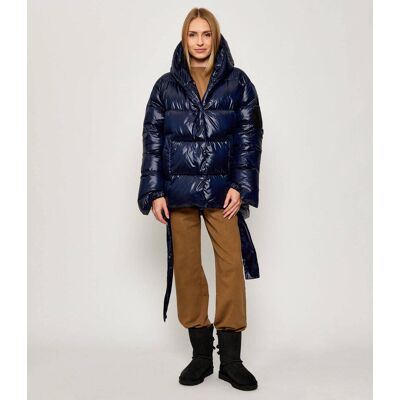 MMC Puchowa kurtka JESSO Oversize fit granatowy OS MMC Puchowa kurtka JESSO Oversize fit granatowy OS