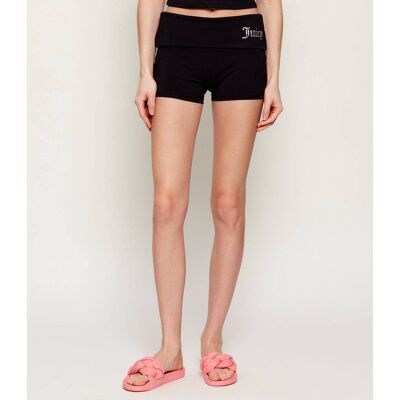 Juicy Couture Szorty ROLL DOWN Slim Fit czarny L Juicy Couture Szorty ROLL DOWN Slim Fit czarny L