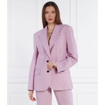 Karl Lagerfeld Marynarka kim''s edit tailored Loose fit z dodatkiem wełny różowy 38 Karl Lagerfeld Marynarka kim''s edit tailored Loose fit z dodatkiem wełny różowy 38
