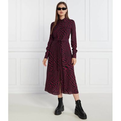 Pinko Sukienka z paskiem Asesente czarny 38 Pinko Sukienka z paskiem Asesente czarny 38