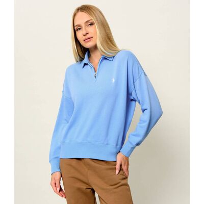 Polo Ralph Lauren Bluza Relaxed fit błękitny L Polo Ralph Lauren Bluza Relaxed fit błękitny L