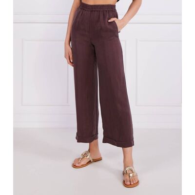 Beatrice B Spodnie Oversize fit bordowy 34 Beatrice B Spodnie Oversize fit bordowy 34