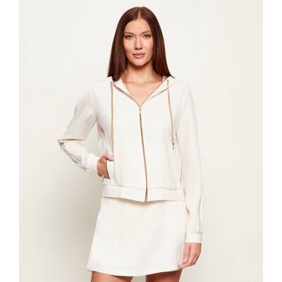 Guess ACTIVE Bluza CIRCE Regular Fit ecru M Guess ACTIVE Bluza CIRCE Regular Fit ecru M