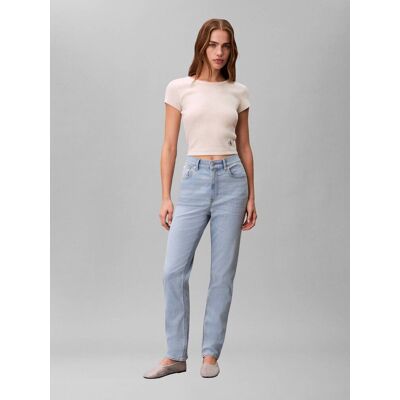 Calvin Klein Jeans Jeansy Relaxed fit high rise błękitny 30 Calvin Klein Jeans Jeansy Relaxed fit high rise błękitny 30