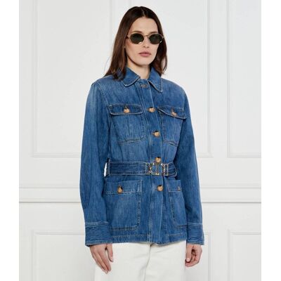 TWINSET Kurtka jeansowa Loose fit niebieski 36 TWINSET Kurtka jeansowa Loose fit niebieski 36