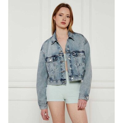 Tommy Jeans Kurtka jeansowa BI6012 Oversize fit niebieski S Tommy Jeans Kurtka jeansowa BI6012 Oversize fit niebieski S