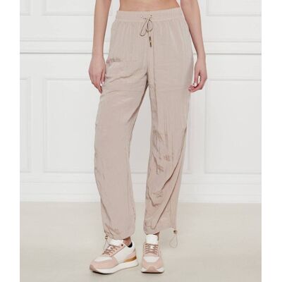 Liu Jo Sport Spodnie Regular Fit high waist beżowy M Liu Jo Sport Spodnie Regular Fit high waist beżowy M