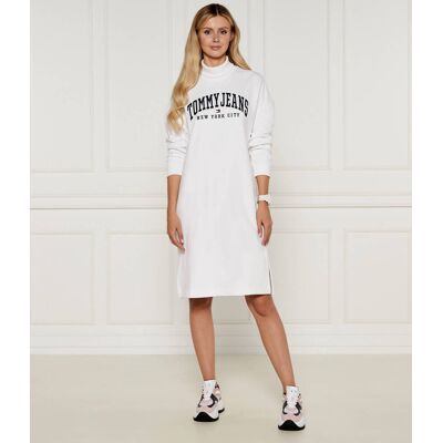 Tommy Jeans Sukienka VARSITY biały M Tommy Jeans Sukienka VARSITY biały M