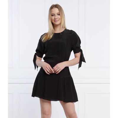 The Kooples Jedwabna sukienka Vintage Lace czarny 40 The Kooples Jedwabna sukienka Vintage Lace czarny 40