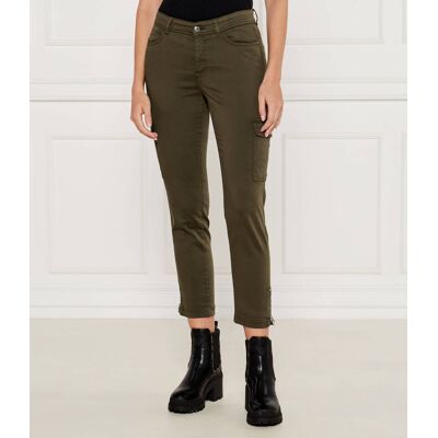 Marc Cain Spodnie cargo Silea Slim Fit oliwkowy 34 Marc Cain Spodnie cargo Silea Slim Fit oliwkowy 34