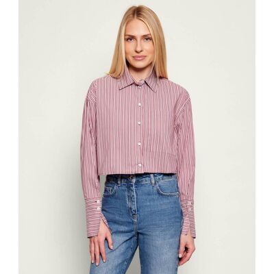 Patrizia Pepe Koszula Cropped Fit czerwony 36 Patrizia Pepe Koszula Cropped Fit czerwony 36