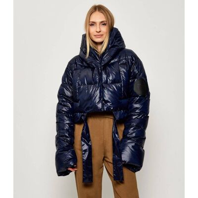 MMC Puchowa kurtka KAMA Cropped Fit granatowy OS MMC Puchowa kurtka KAMA Cropped Fit granatowy OS