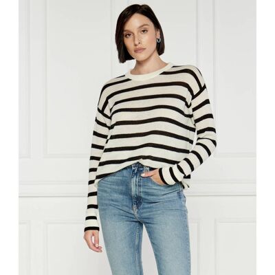 MAX&Co.; Wełniany sweter PLATA Regular Fit biały XS MAX&Co.; Wełniany sweter PLATA Regular Fit biały XS