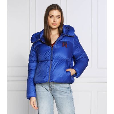 Tommy Hilfiger Puchowa kurtka MONOGRAM BADGE Regular Fit niebieski L Tommy Hilfiger Puchowa kurtka MONOGRAM BADGE Regular Fit niebieski L