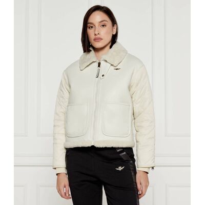 Aeronautica Militare Kurtka Regular Fit ecru 40 Aeronautica Militare Kurtka Regular Fit ecru 40
