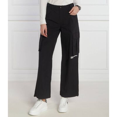 Karl Lagerfeld Jeans Spodnie cargo Loose fit czarny S Karl Lagerfeld Jeans Spodnie cargo Loose fit czarny S