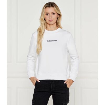 Guess Jeans Bluza Regular Fit biały M Guess Jeans Bluza Regular Fit biały M