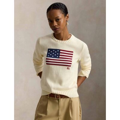 Polo Ralph Lauren Sweter Regular Fit kremowy S Polo Ralph Lauren Sweter Regular Fit kremowy S