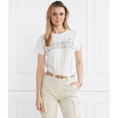 Aeronautica Militare T-shirt Regular Fit ecru XS Aeronautica Militare T-shirt Regular Fit ecru XS