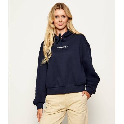 Tommy Hilfiger Bluza Loose fit granatowy L Tommy Hilfiger Bluza Loose fit granatowy L