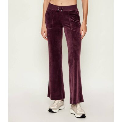 Juicy Couture Spodnie dresowe Layla Regular Fit low rise fioletowy M Juicy Couture Spodnie dresowe Layla Regular Fit low rise fioletowy M