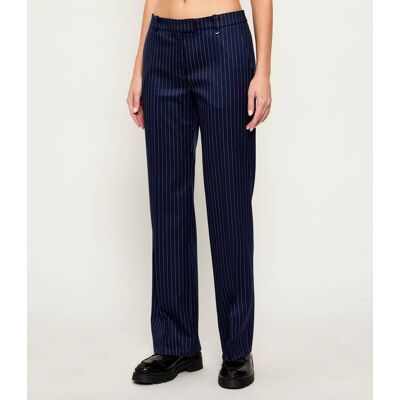 HUGO Spodnie Hilando Slim Fit granatowy 40 HUGO Spodnie Hilando Slim Fit granatowy 40